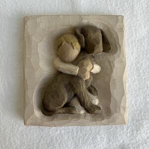 Willow Tree Hug Wall Decor Demdaco 2003 Susan Lordi "A Boundless Love" China
